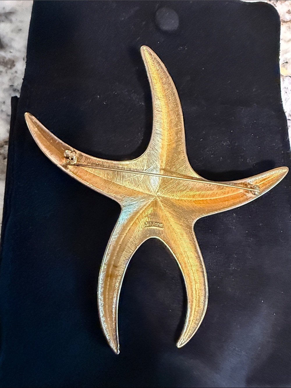 Vintage Monet Huge XL Starfish Pin - Picture 3 of 5